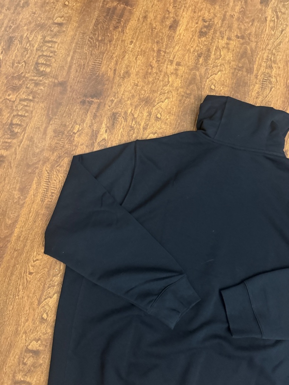 Nike Black Hoodie with White Distressed NIKE Logo Size XL - Picture 14 of 16
